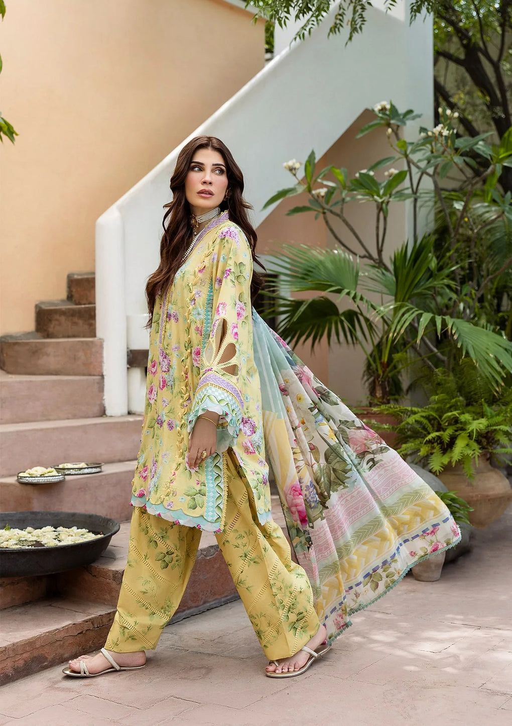 Elaf - Prints With Chiffon Collection 2025 Vol-01