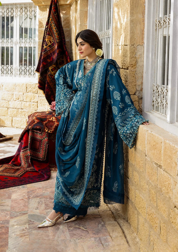 Kahf Premium - Karandi With Chiffon Collection 2025