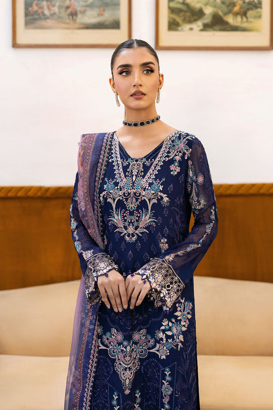 Ramsha - Chevron Chiffon Collection 2024 Vol-10