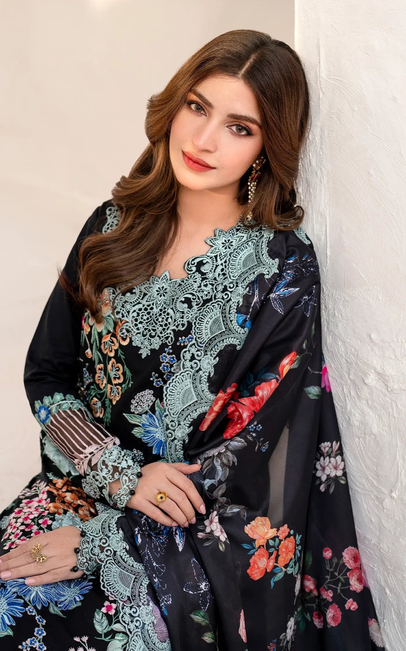 Asifa & Nabeel - Azalia Luxury Lawn collection 2025