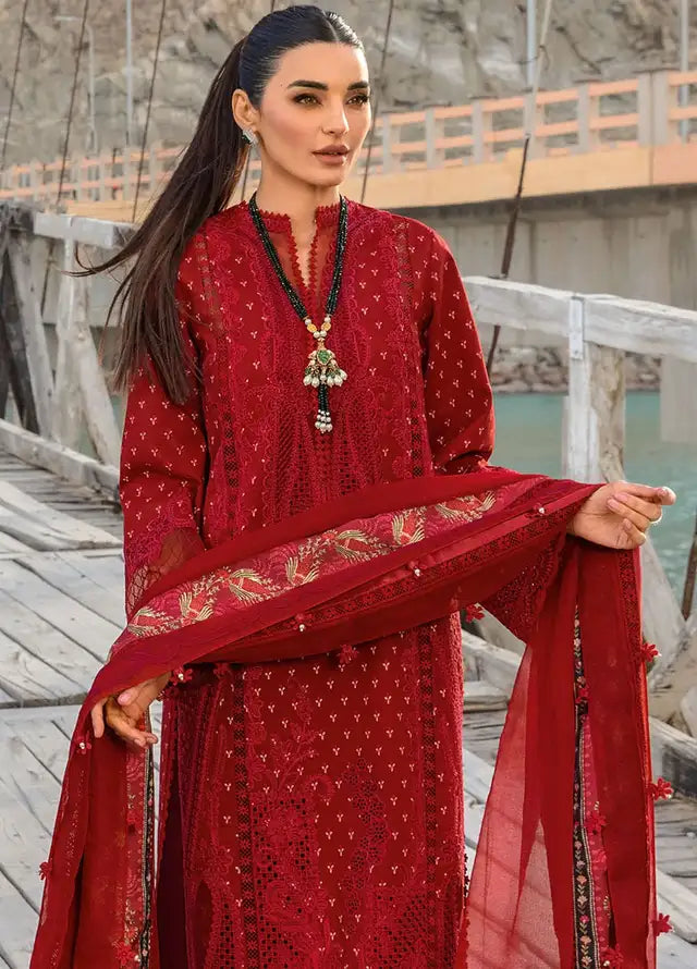 Crimson - Luxury Lawn Collection 2024