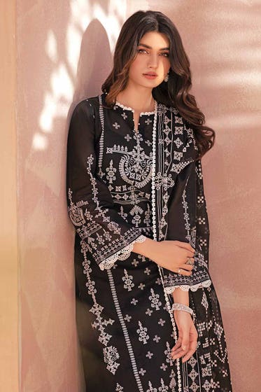 Gul Ahmed - Black and White Lawn Collection 2023