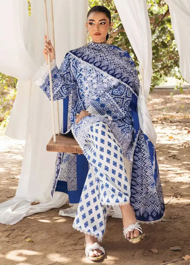 Zainab Chottani - Tahra Embroidered Lawn Collection 2024
