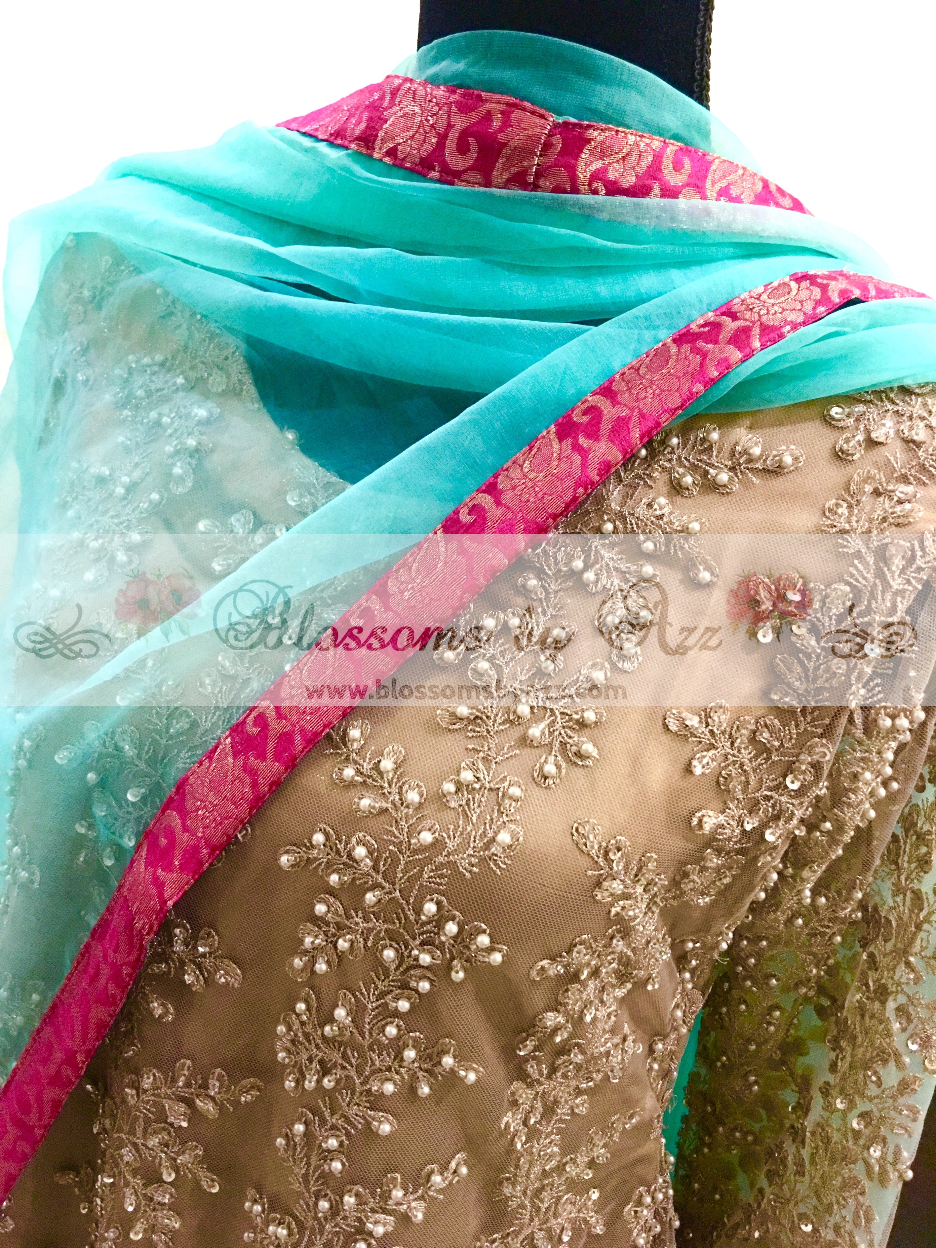 Golden Net Outfit - Blossoms by Azz