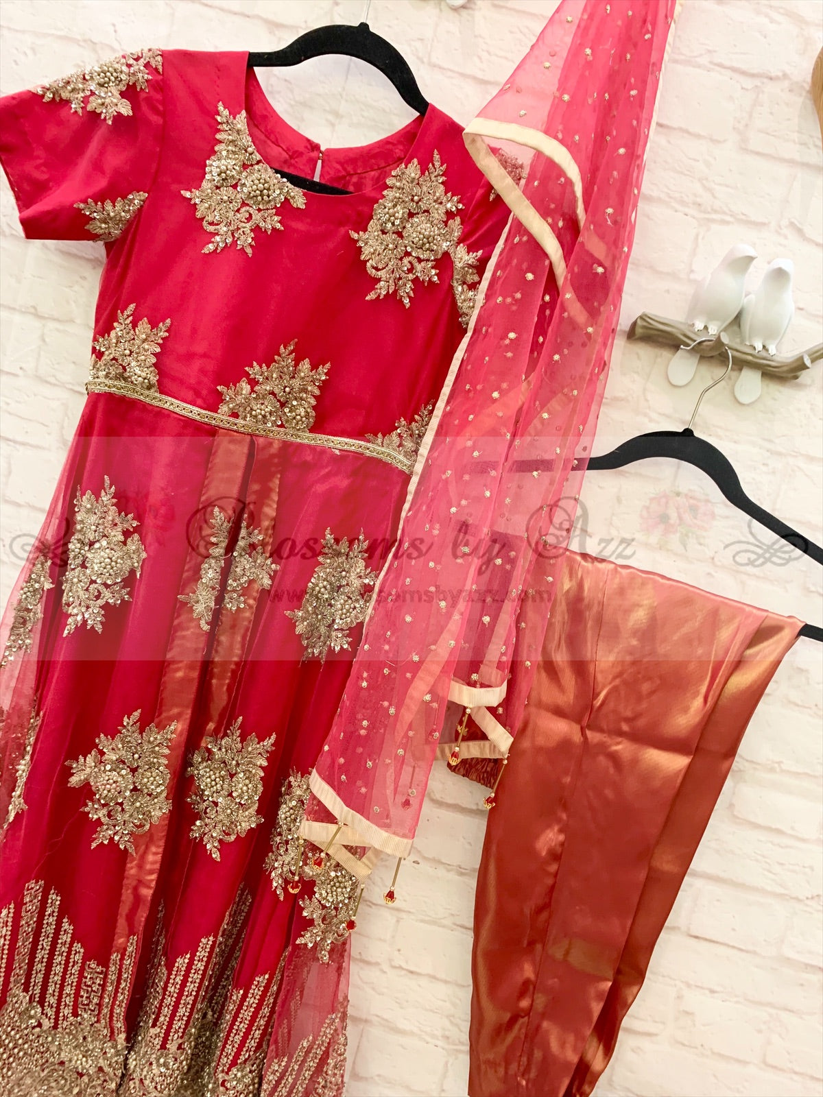 Fancy Net Full Dress for Girls - Blossoms by Azz