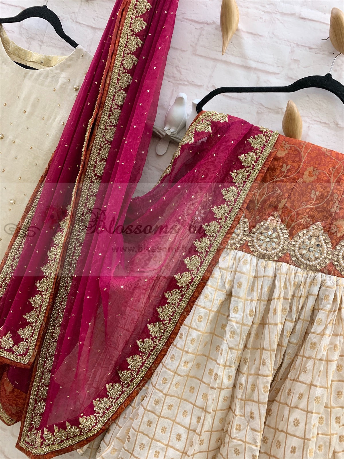 Wedding Wear Gharara Outfit - Blossoms by Azz