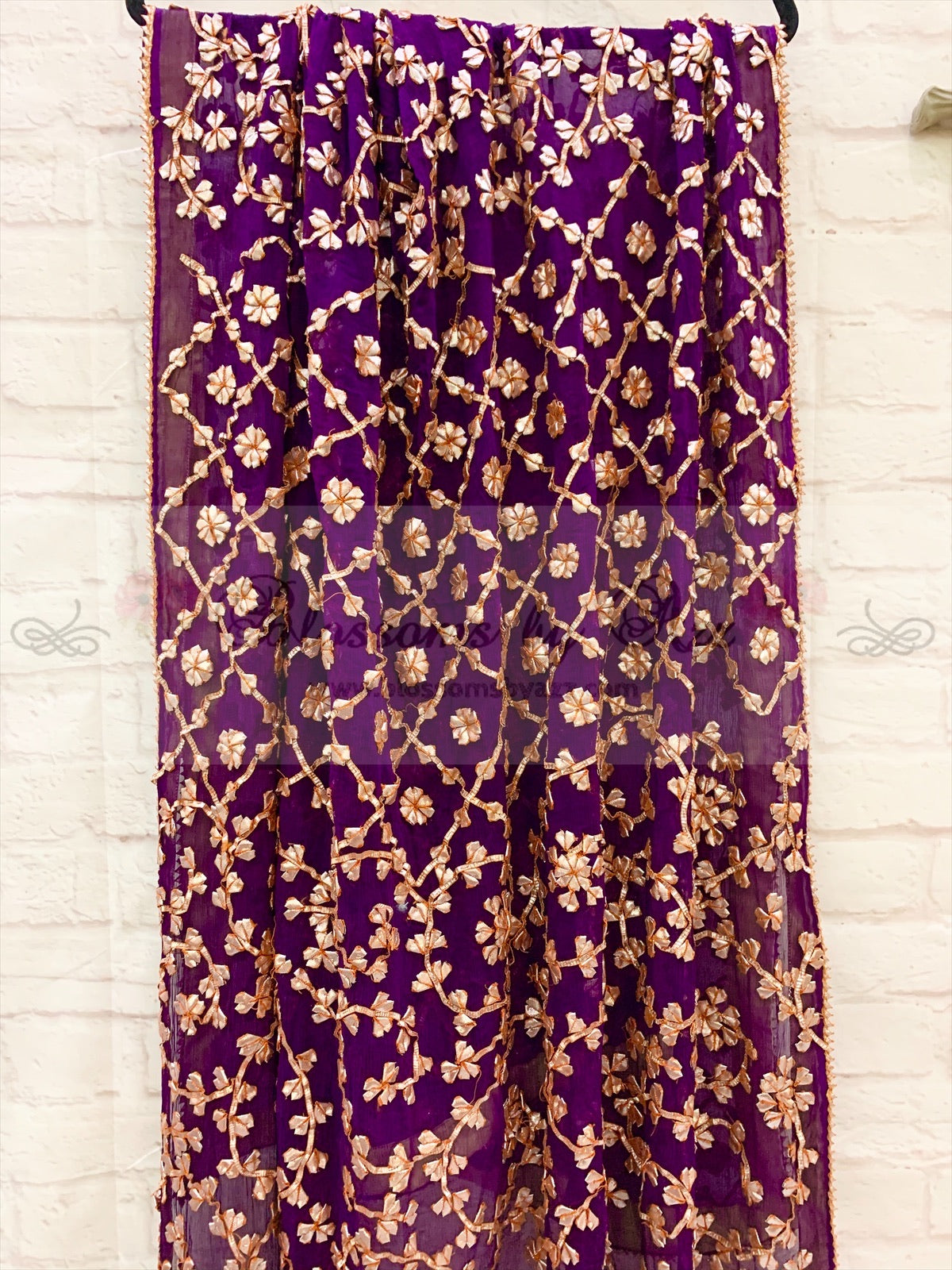 Gota & Resham Work Gharara Outfit - Blossoms by Azz