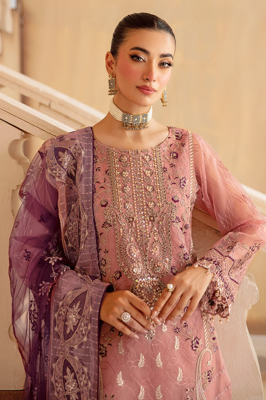 Ramsha - Minhal Organza Collection 2024 Vol-12