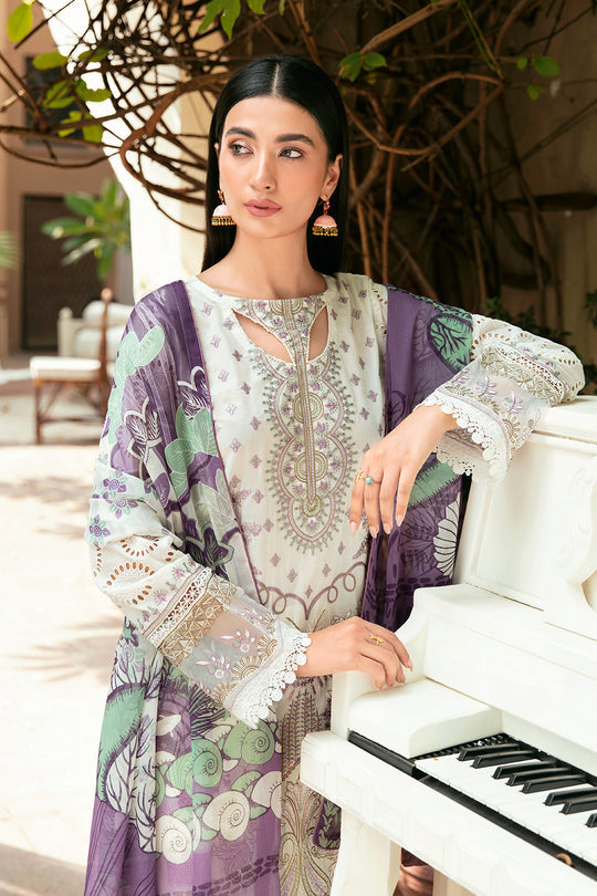Ramsha - Mashaal Luxury Lawn Collection 2024 Vol-8