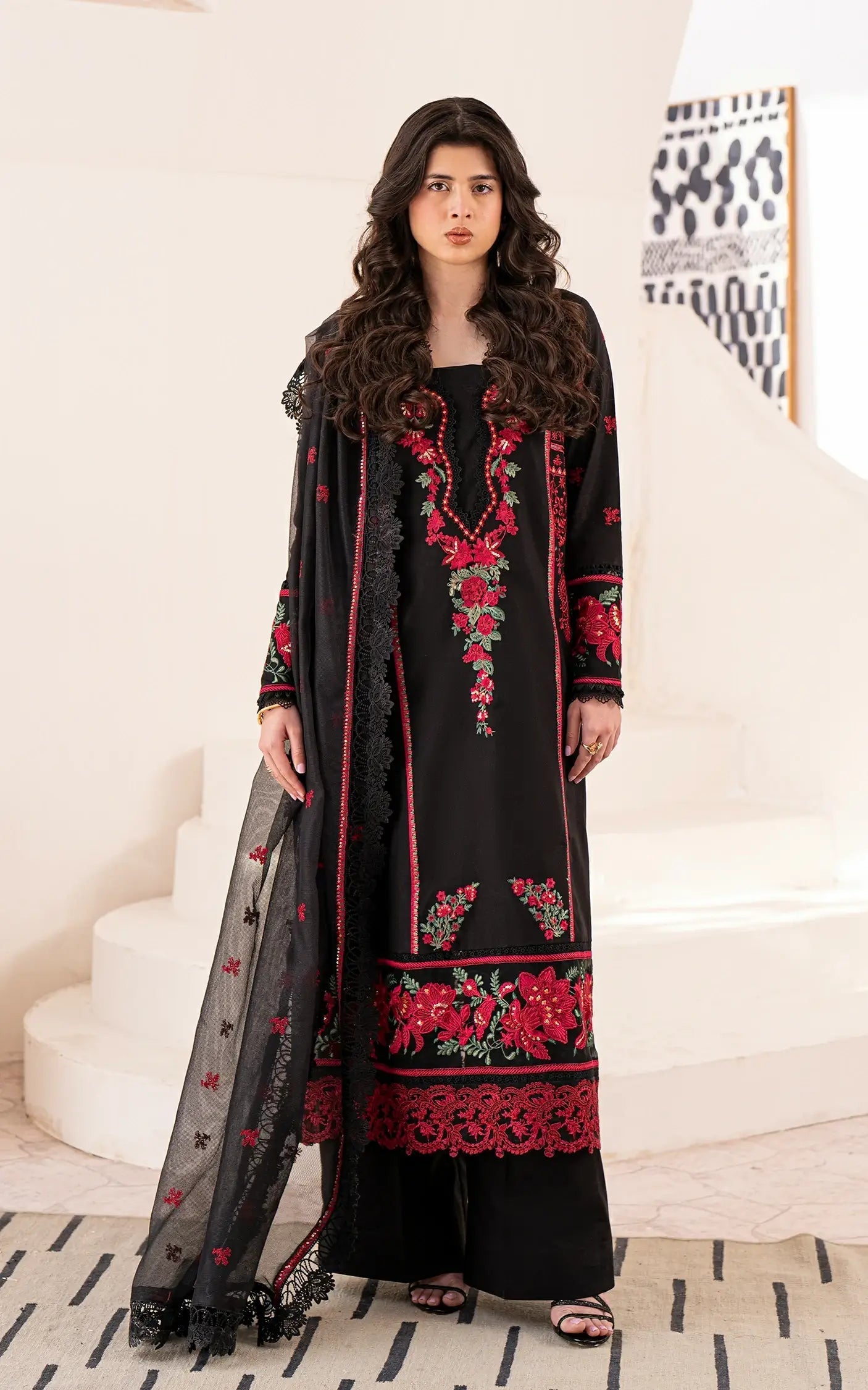 Asifa & Nabeel - Zaina Luxury Lawn collection 2025
