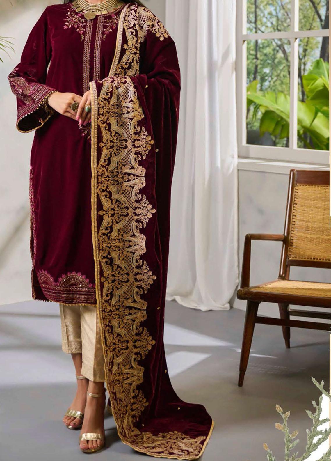 Dhanak - Velvet shawl Collection 2022