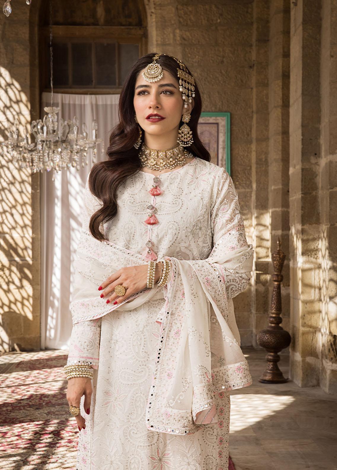 Asim Jofa - The Mughal Queen Lucknowi Chikankari Eid Collection 2023