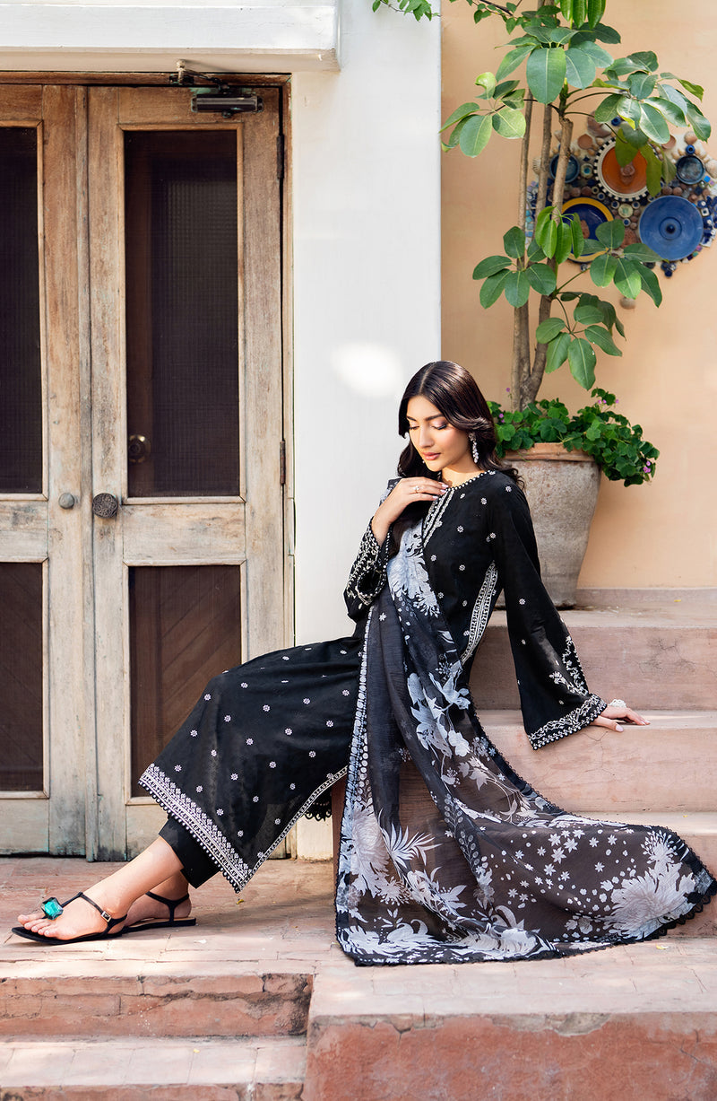 Zarif - Nura Textured Lawn Collection 2025 – Blossoms by Azz