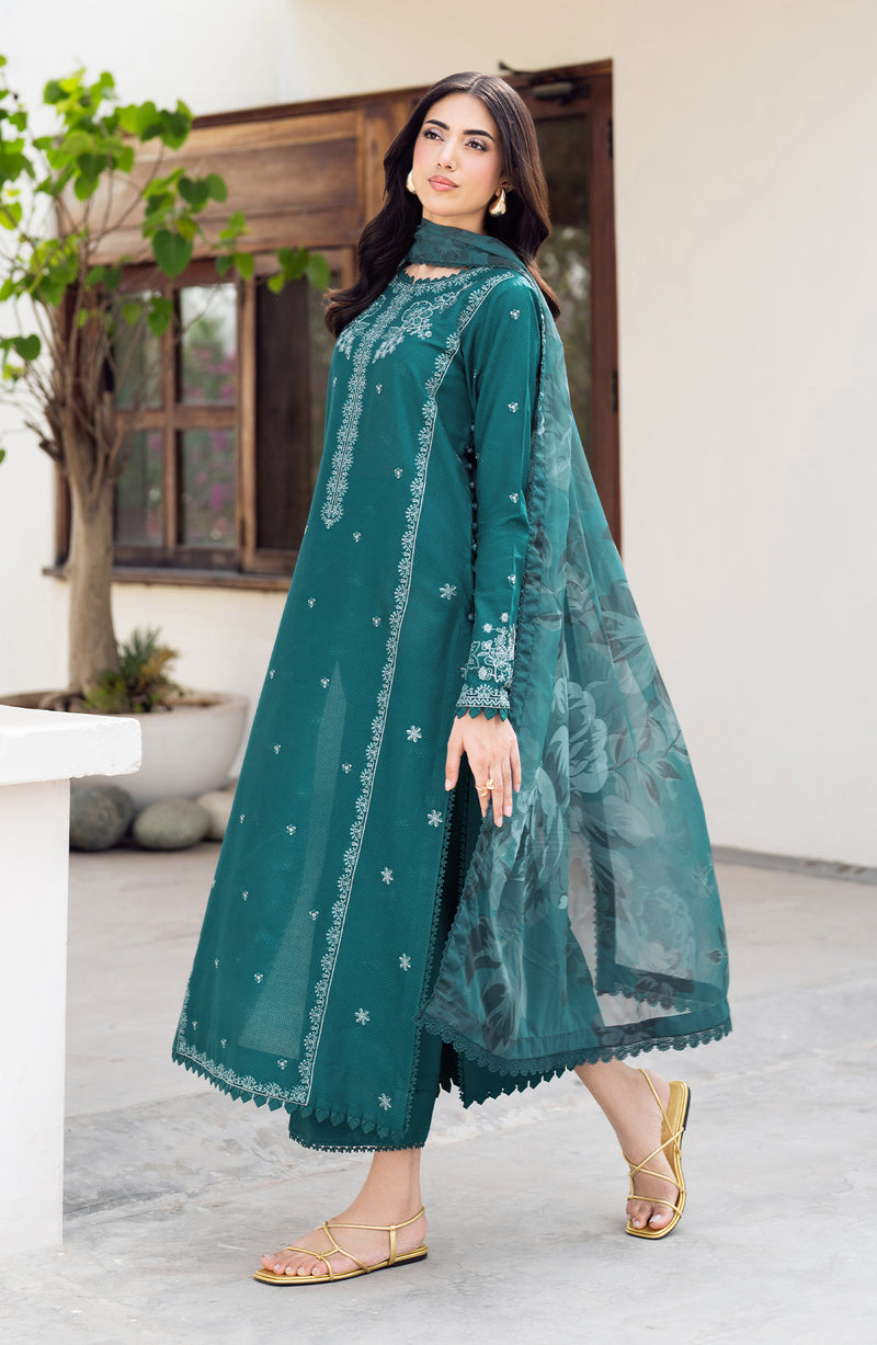 Zarif - Nura Textured Lawn Collection 2025 – Blossoms by Azz