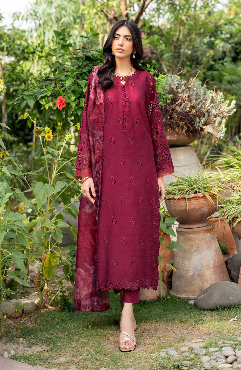 Zarif - Nura Textured Lawn Collection 2025 – Blossoms by Azz