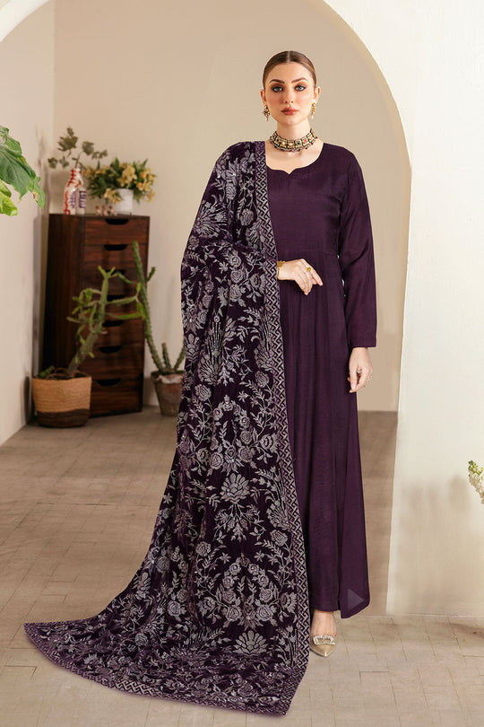 Ramsha Velvet Shawl - VA-59