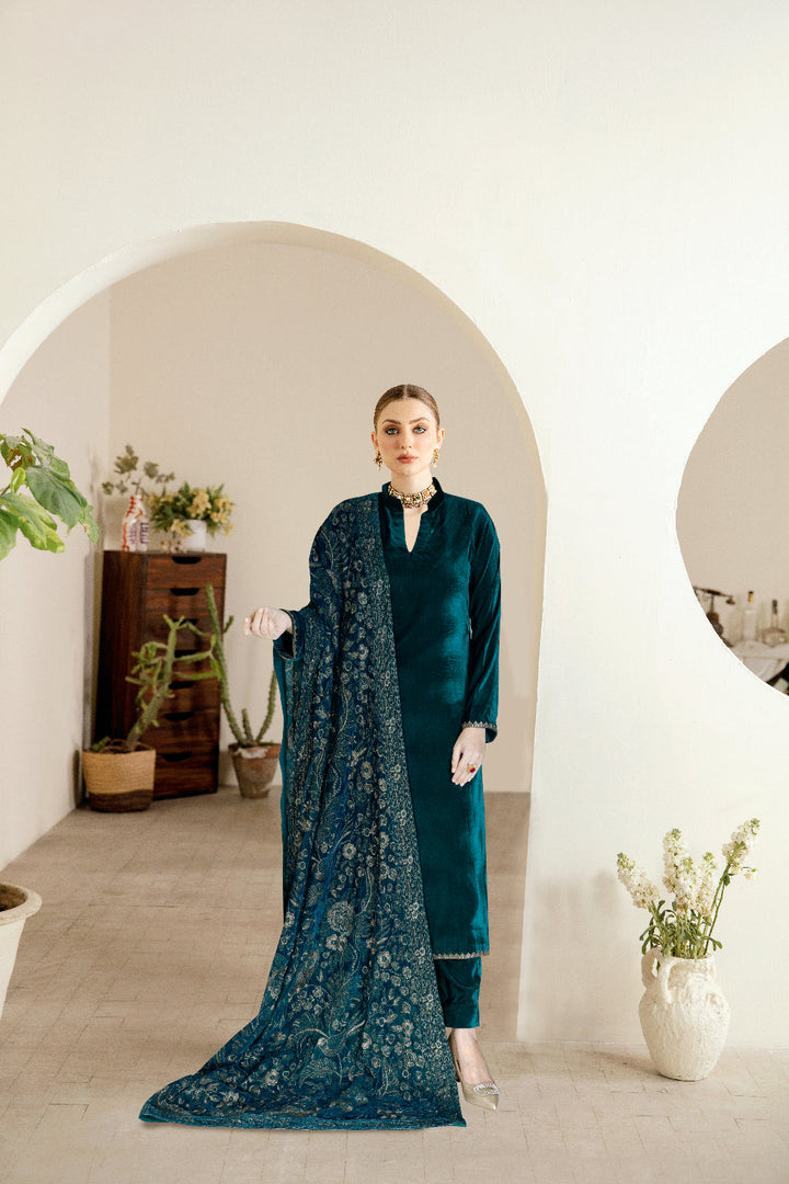 Ramsha Velvet Shawl - VS-60