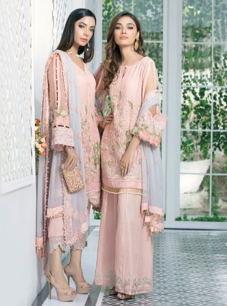 Gulaal - Chiffon - GE 02 - Blossoms by Azz