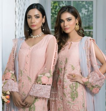 Gulaal - Chiffon - GE 02 - Blossoms by Azz
