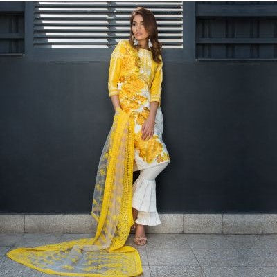 Sana Safinaz - Muzlin Lawn - 26 B - Blossoms by Azz