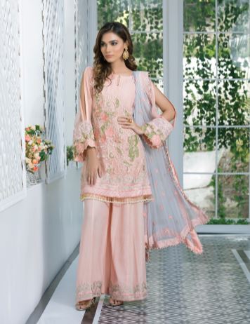 Gulaal - Chiffon - GE 02 - Blossoms by Azz
