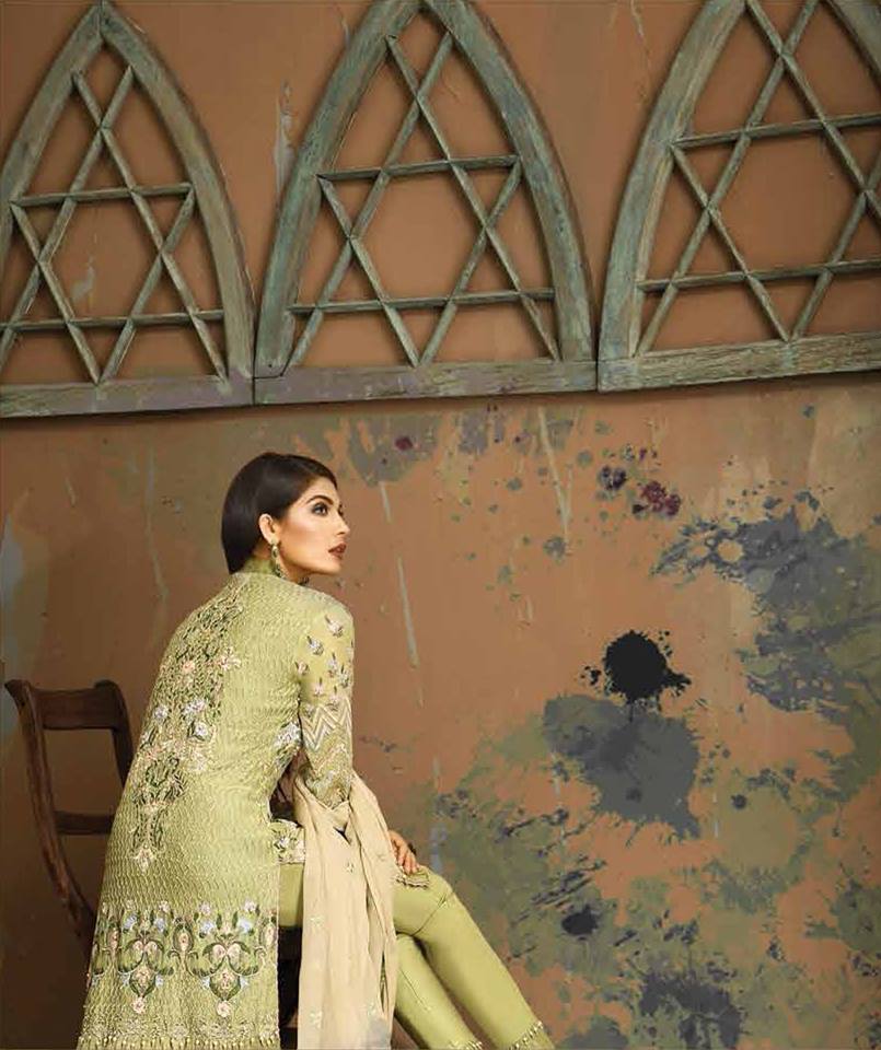 Asim Jofa - Chiffon - AJ 04 A - Blossoms by Azz