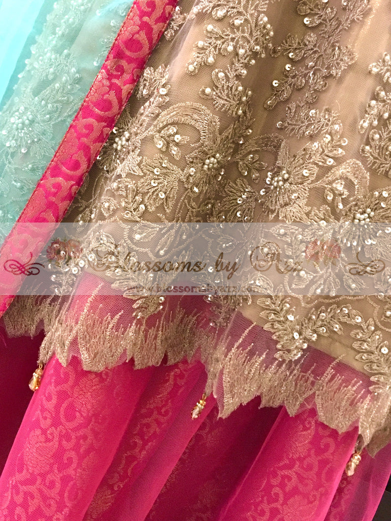 Golden Net Outfit - Blossoms by Azz