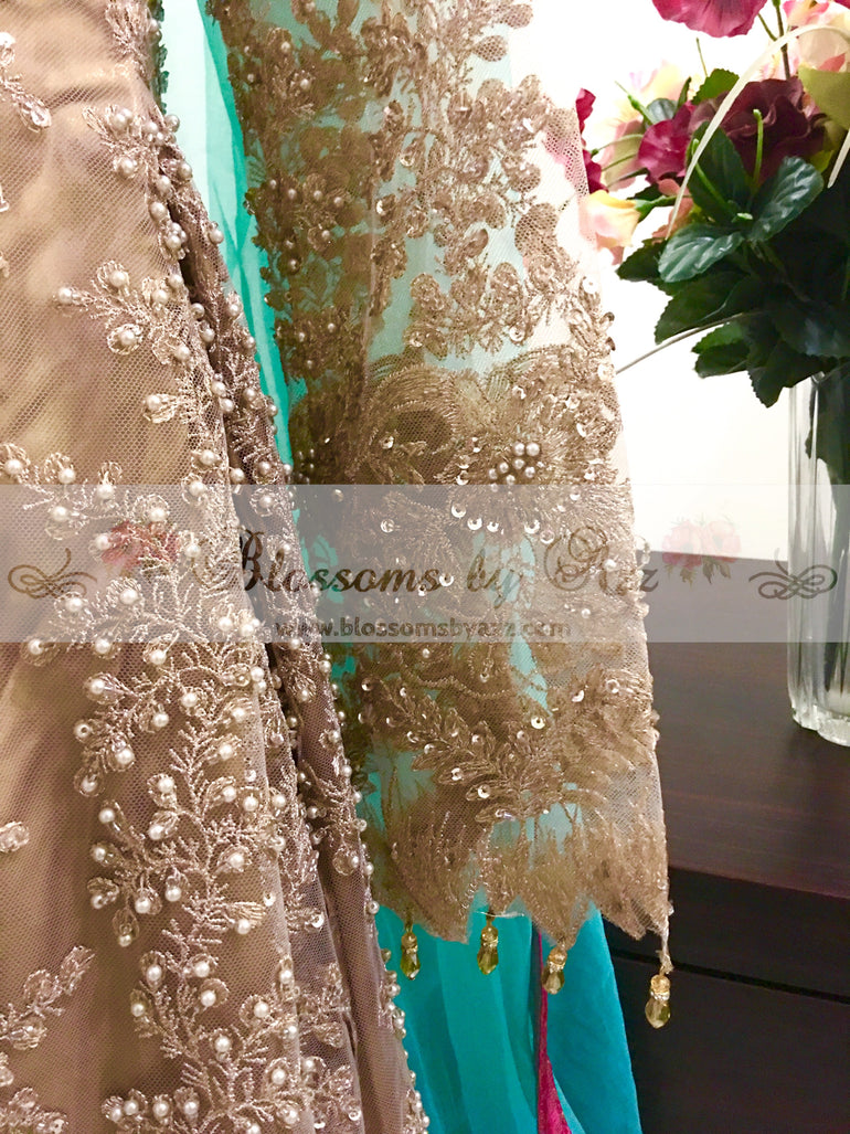 Golden Net Outfit - Blossoms by Azz