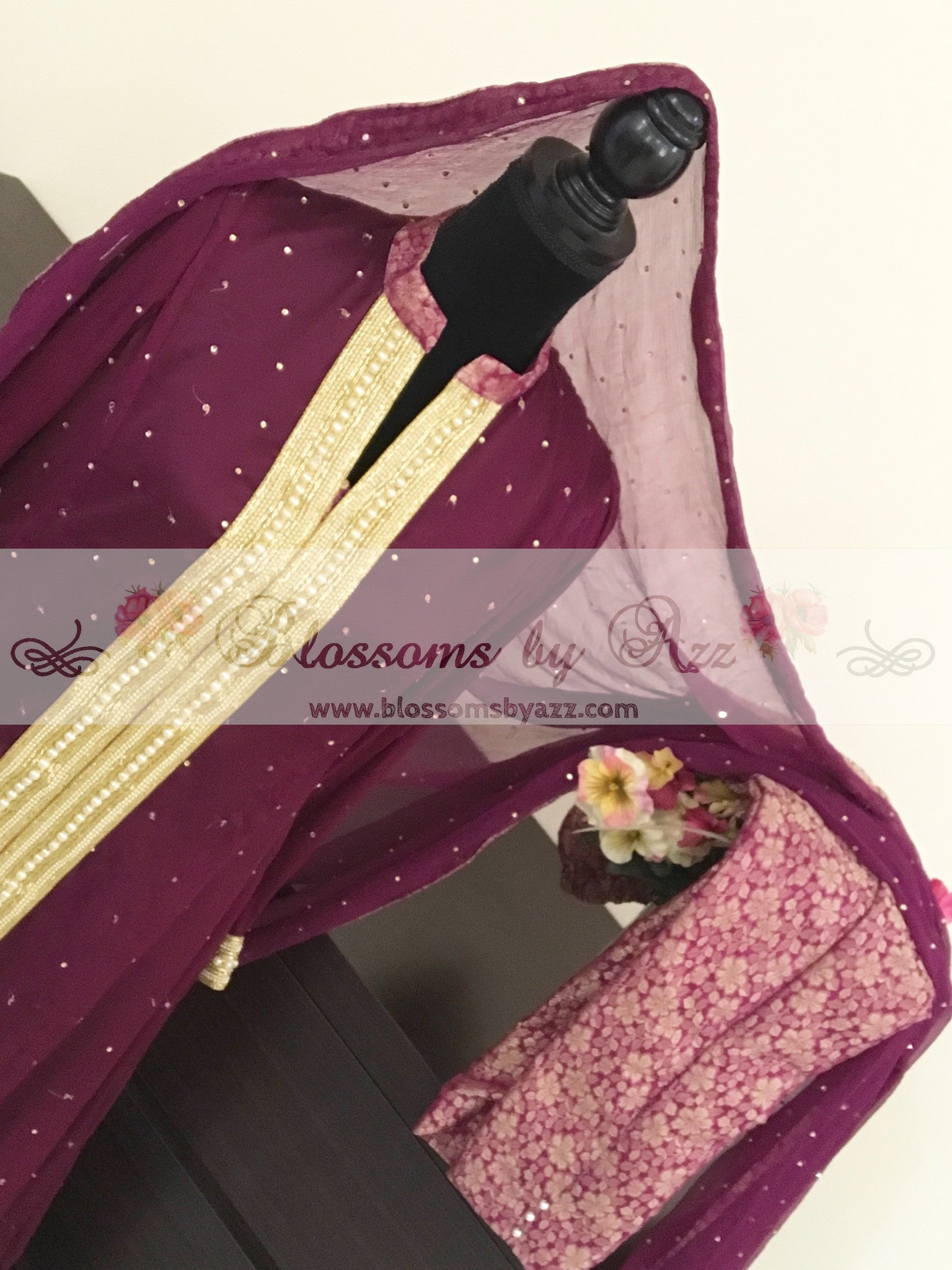 Chiffon Gown Suit - Blossoms by Azz