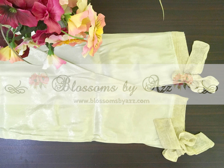 Golden Mysoori Silk Bow Tie - Blossoms by Azz