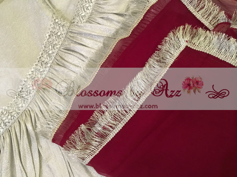 Jamawar Elegance - Gharara Dress - Blossoms by Azz