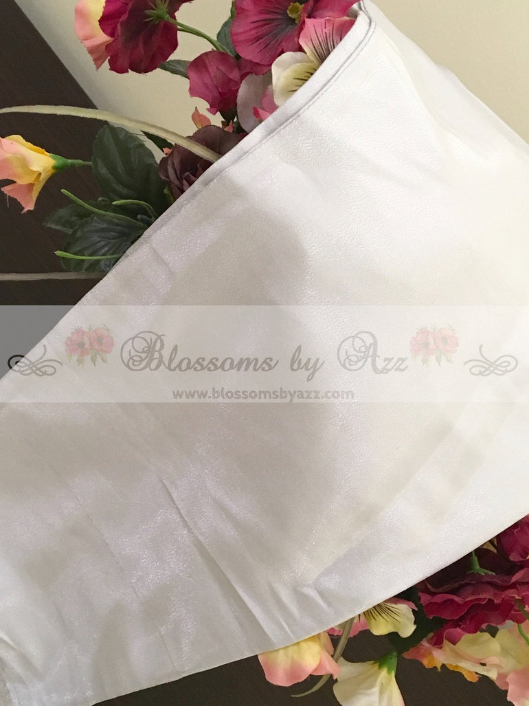 Silver Mysoori Silk Bow Tie - Blossoms by Azz