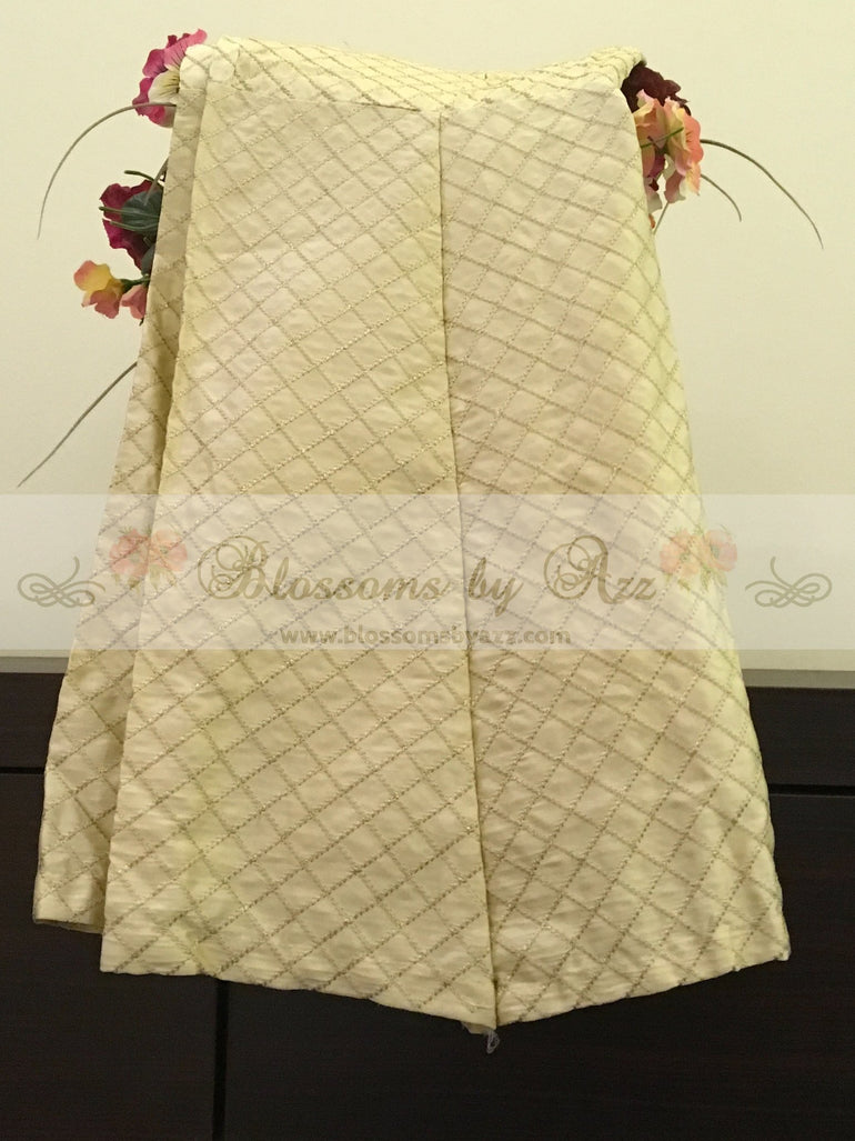 Golden Gharara Pants - Blossoms by Azz