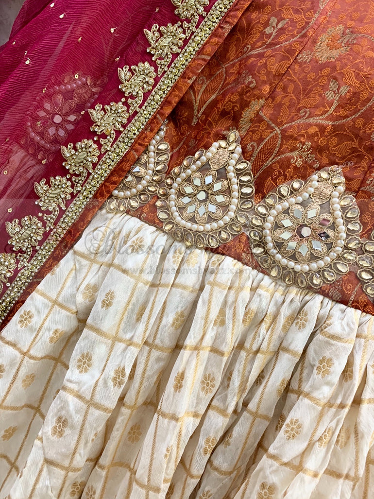 Wedding Wear Gharara Outfit - Blossoms by Azz