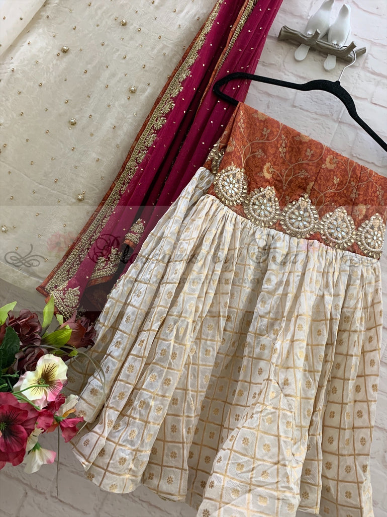 Wedding Wear Gharara Outfit - Blossoms by Azz