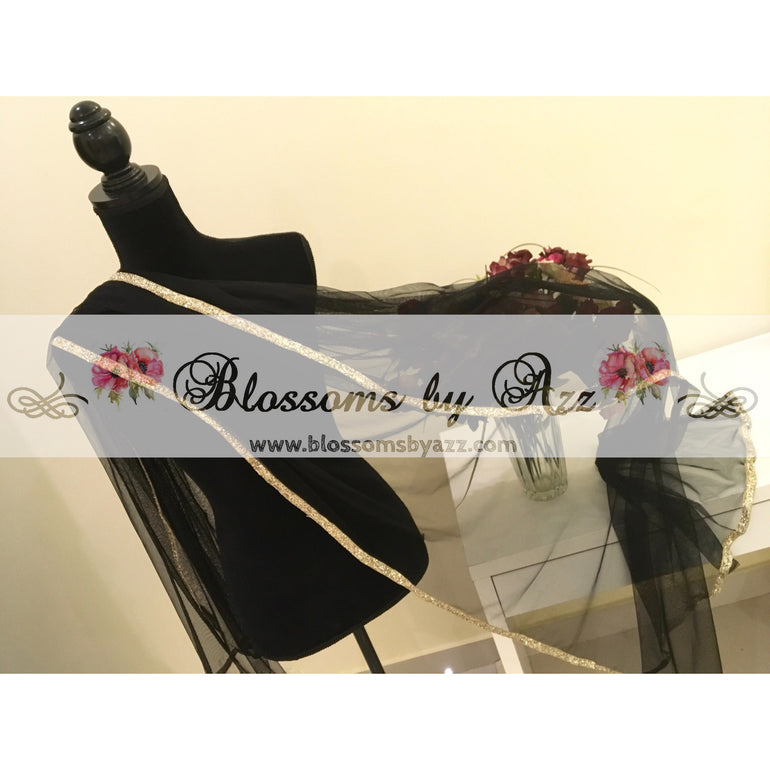 Net Dupatta - Blossoms by Azz