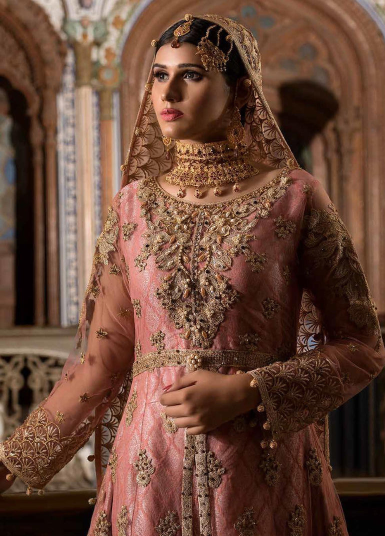 Maryum N Maria Embroidered Chiffon Stitched 3 Piece Suit MNM19B 04 - Bridal Collection - Blossoms by Azz