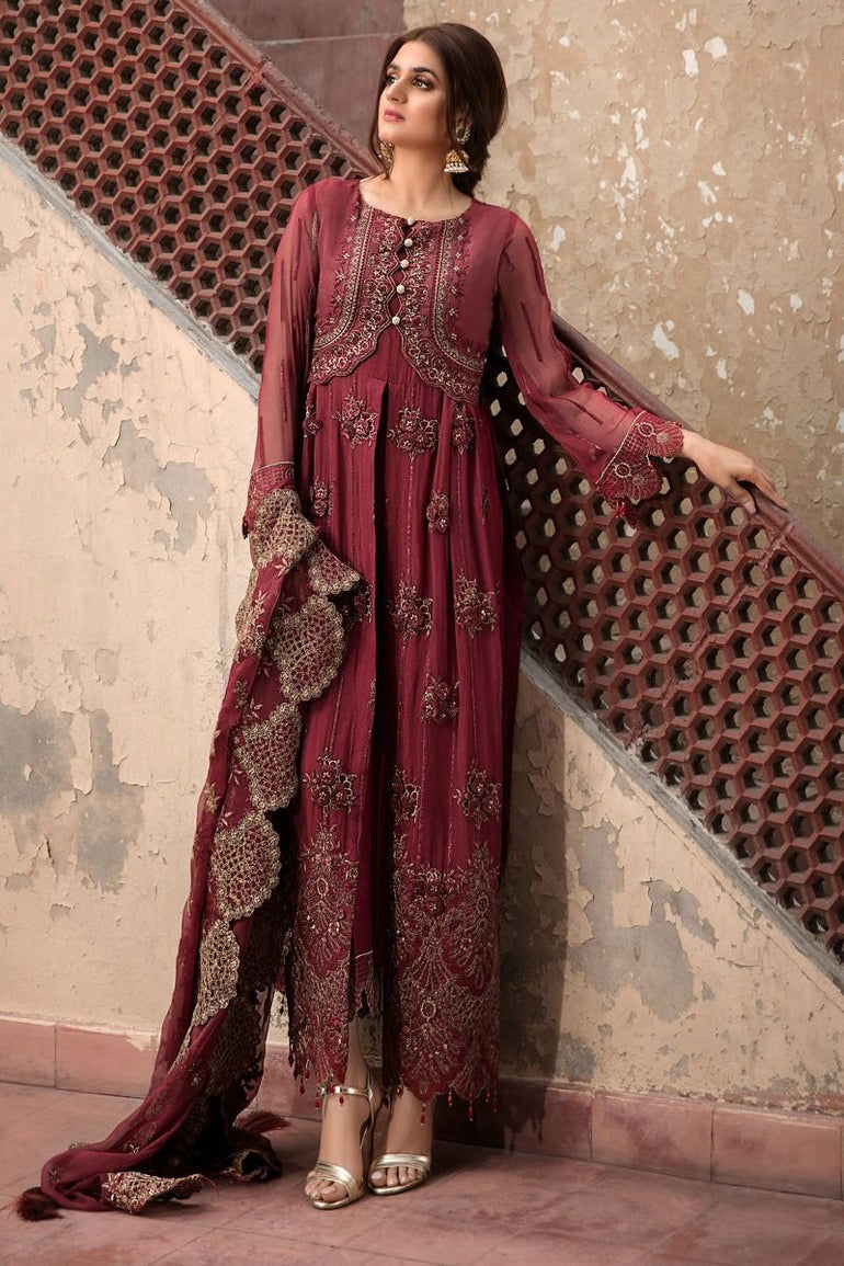 Motifz - Luxury Collection 2020 - 2349 Garnet Stripe - Blossoms by Azz