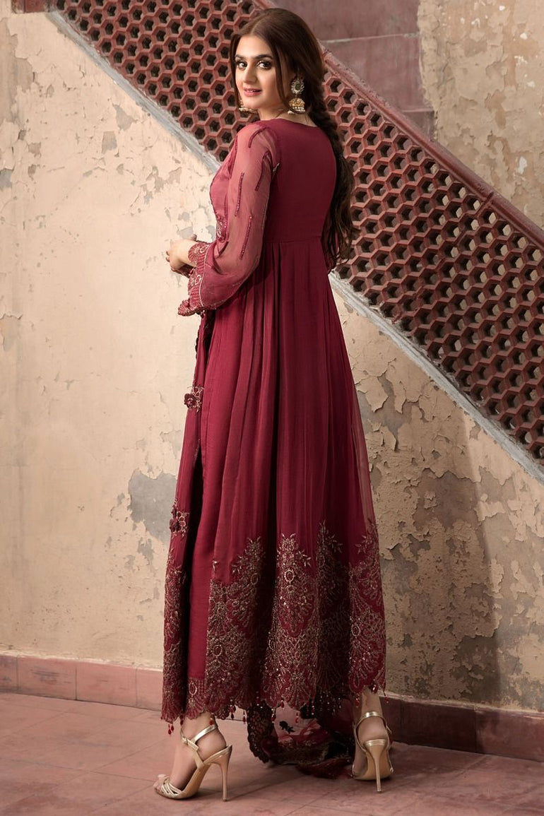 Motifz - Luxury Collection 2020 - 2349 Garnet Stripe - Blossoms by Azz