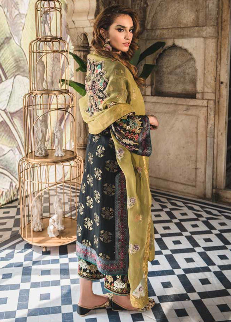 Tena Durrani Embroidered Jacquard Stitched 3 Piece Suit TD19F 1 - Formal Collection - Blossoms by Azz